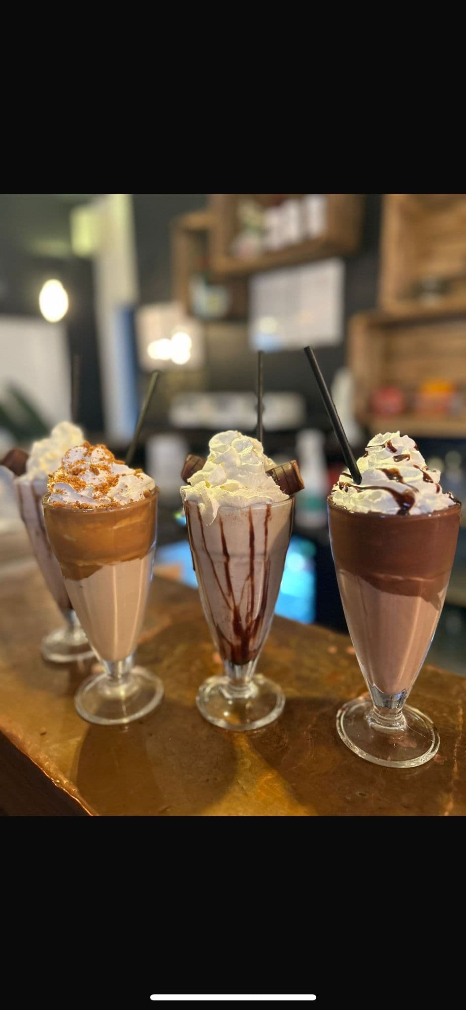 Milkshakes at art-ful pottery café Worthing